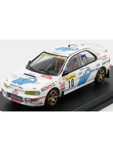   Trofeu - SUBARU IMPREZA N 10 RALLY MONTECARLO 1997 O.BURRI - C.HOFMANN WHITE