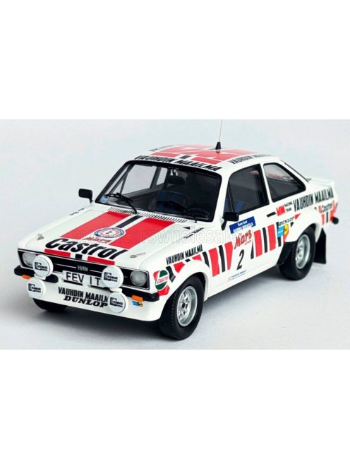 Trofeu - FORD ENGLAND ESCORT MKII (night version) N 2 1000 RALLY LAKES 1979 HANNU MIKOLA - ARNE HERTZ WHITE RED 