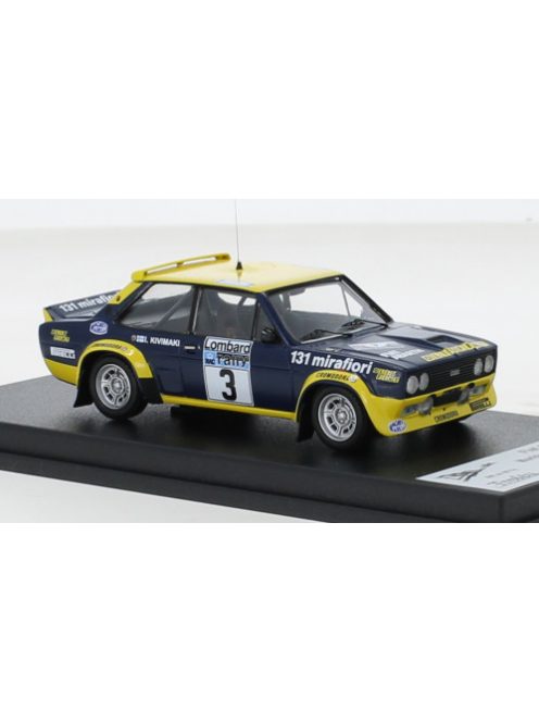 Trofeu - Fiat 131 Abarth, Rallye WM, RAC Rallye, 1976, Olio Fiat, #3, 1:43