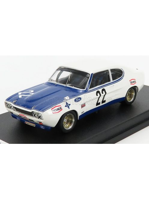 Trofeu - FORD ENGLAND CAPRI 2600 RS N 22 WINNER RALLY VILLA REAL 1972 J.MESIA WHITE BLUE