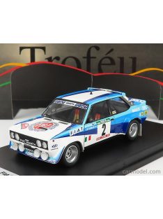   Trofeu - Fiat 131 Abarth Team Olio Fiat N 2 2Nd Rally Potugal 1980 M.Alen - I.Kivimaki White 2 Tone Blue