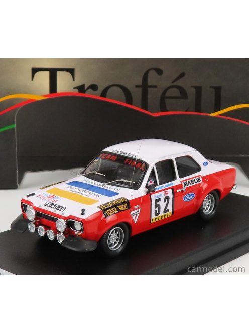 Trofeu - Ford England Escort Mki (Night Version) N 52 Rally Tap 1974 C.Fontainhas - R.Seromenho White Red