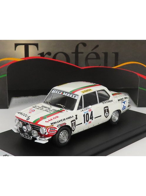 Trofeu - BMW 2002Ti (night version) N 104 RALLY TAP 1972 B.VIEIRA - J.BANDEIRA WHITE