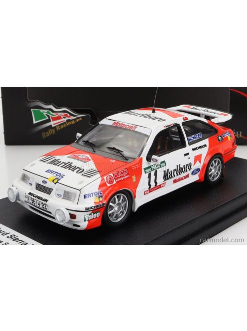 Trofeu - Ford England Sierra Rs Cosworth (Night Version) N 11 Rally Portugal 1987 C.Sainz - A.Boto White Red