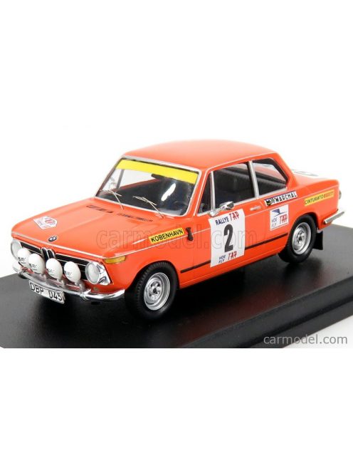 Trofeu - Bmw 2002Ti (Night Version) N 2 Rally Tap 1972 L.Asterhag - C.Bilstam Orange