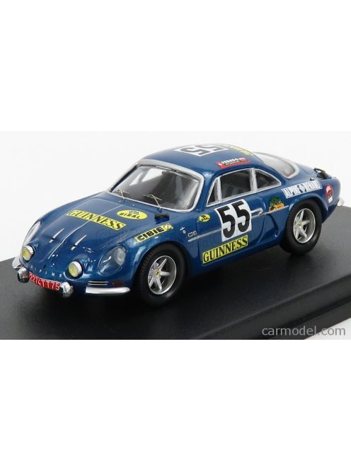 Trofeu - Renault Alpine A110 N 55 Winner Class 1000Km Spa 1970 J.M.Jacquemin - B.Palayer Blue Met