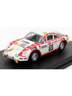   Trofeu - RENAULT ALPINE A110 N 69 TOUR DE BELGIQUE 1971 H.DELBAR - C.COLLAER WHITE RED