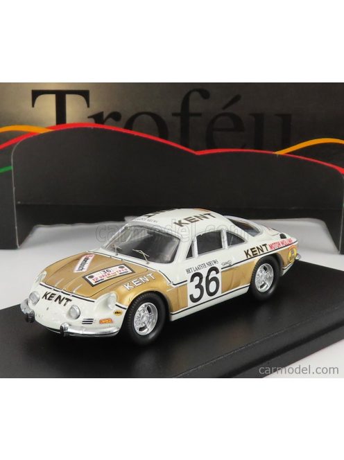 Trofeu - Renault Alpine A110 N 36 Rally Ypres 1972 F.Vandecaveye - W.Plas White Gold