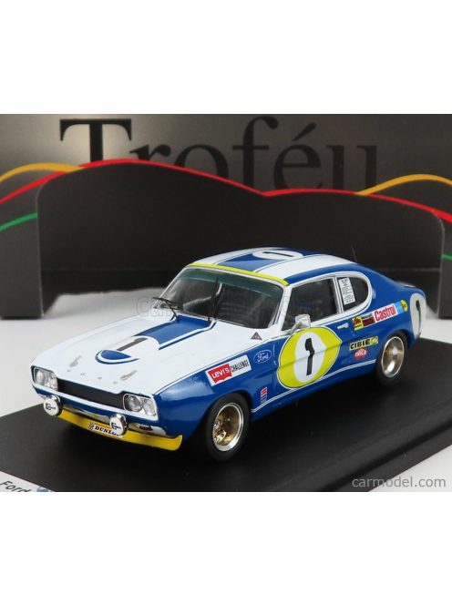 Trofeu - Ford England Capri 2600 Rs N 1 3Rd 24H Spa 1972 D.Glemser - A.Soler-Roig White Blue