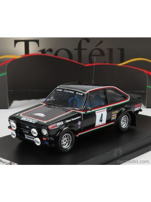 Trofeu - Ford England Escort Mkii (Night Version) N 4 Rally Ypres 1977 G.Staepelaere - F.Franssen Black