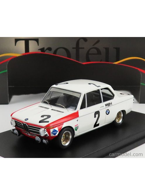 Trofeu - Bmw 2002 Tii N 2 24H Spa Francorchamps 1969 H.Hahne - D.Basche White Red