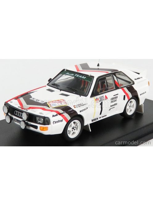 Trofeu - Audi Quattro Sport (Night Version) N 1 Winner Rally Stadte 1984 - Friday Evening Version W.Rohrl - C.Geistdorfer White