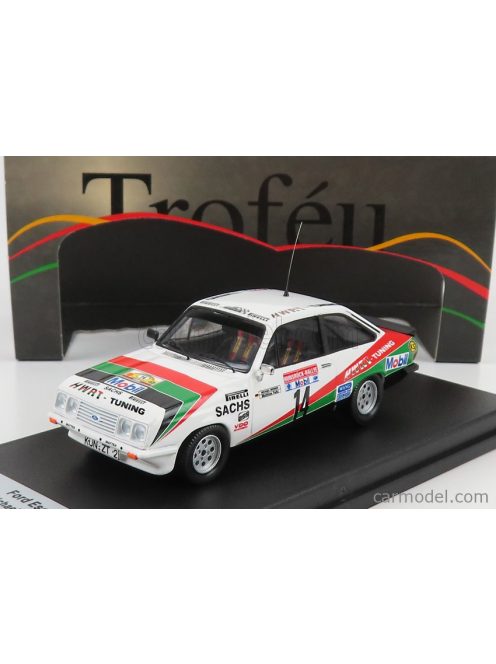 Trofeu - Ford England Escort Mkii Rs 2000 N 14 Rally Hunsruck 1984 M.Werner - M.Feltz White Red Green