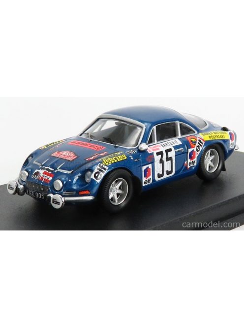 Trofeu - Renault Alpine A110 N 35 Rally Montecarlo 1973 K.Russling - W.Weiss Blue Met