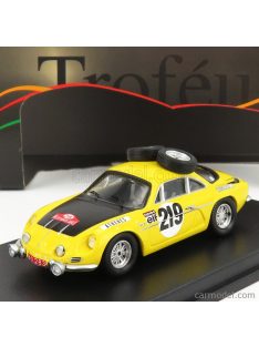   Trofeu - Renault Bulgaralpine A110 Coupe N 219 Rally Montecarlo 1969 A.Agura - A.Tomov Yellow Black