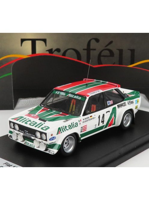 Trofeu - FIAT 131 ABARTH ALITALIA (night version) N 14 RALLY MONTECARLO 1979 W.ROHRL - C.GEISTDORFER WHITE RED GREEN