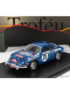   Trofeu - Renault Alpine A110 1600S (Night Version) N 35 Rally Montecarlo 1972 J.M.Jacquemin - D.Jacquemin-Lebeau Blue