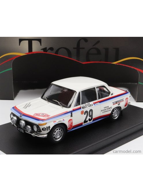 Trofeu - Bmw 2002Ti (Night Version) N 29 Rally Montecarlo 1975 N.Koob - N.Huberty White