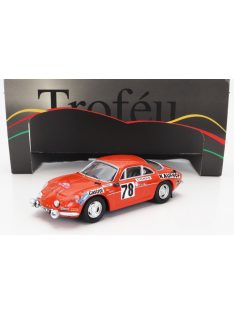   Trofeu - RENAULT ALPINE A110 N 78 RALLY MONTECARLO 1975 F.VON DER LEYEN - P.DIEKMANN DARK ORANGE