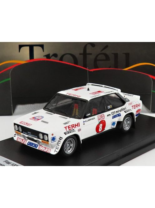 Trofeu - FIAT 131 ABARTH N 8 RALLY 1000 LAKES 1978 S.LAMPINEN - J.MARKKANEN WHITE