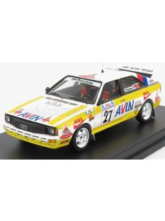   Trofeu - AUDI QUATTRO N 27 RALLY ACROPOLIS 1986 JIGGER - S.KONSTANTINOS YELLOW WHITE