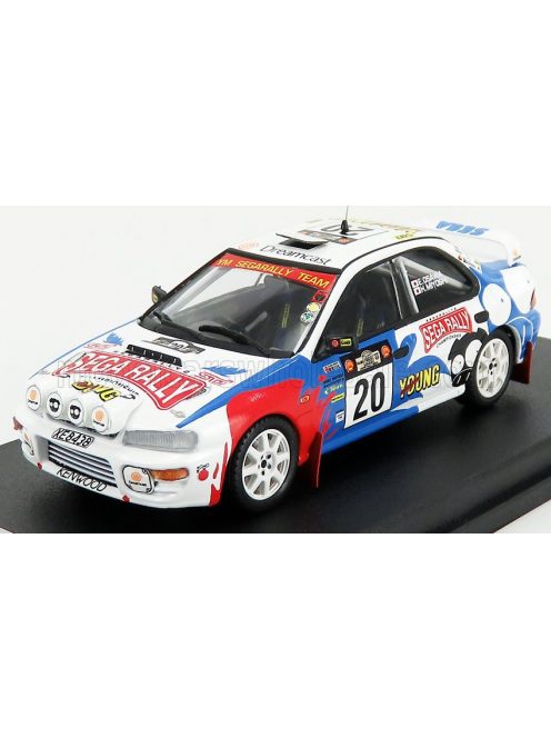 Trofeu - SUBARU IMPREZA WRX (night version) N 20 RALLY SAFARI 1999 H.MIYOSHI - E.OSAWA WHITE RED LIGHT BLUE