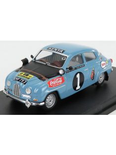   Trofeu - SAAB 96 N 1 RALLY EAST AFRICAN SAFARI 1963 K.MAYERS - P.POTTER LIGHT BLUE BLACK