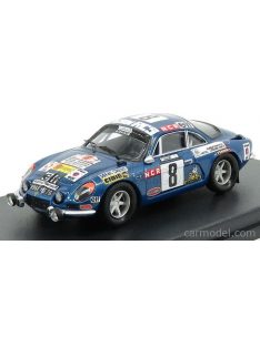   Trofeu - Renault Alpine A110 N 8 Rally Du Maroc 1974 Tahitien - G.De Warren Blue Met