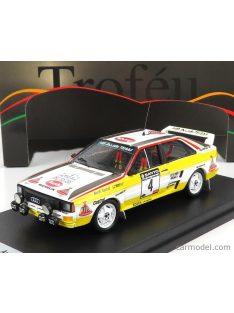   Trofeu - Audi Quattro Team Hb Audi N 4 Rally New Zealand 1984 H.Mikkola - A.Hertz White Yellow Brown