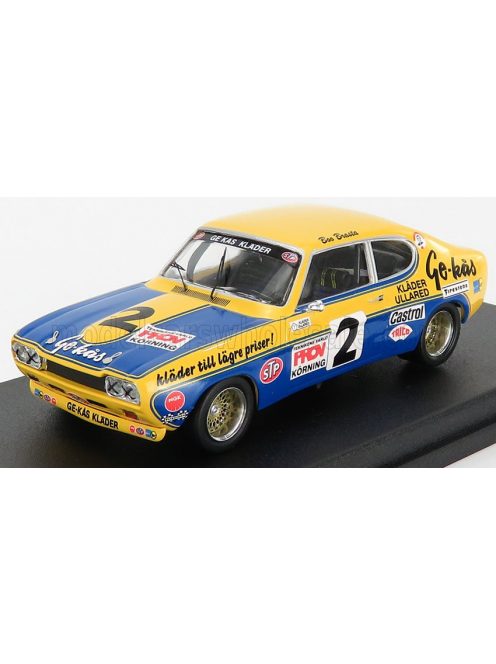 Trofeu - FORD ENGLAND CAPRI 2600 RS N 2 WINNER KINNEKULLE RING 1973 B.BRASTA YELLOW BLUE