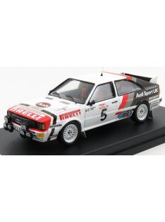   Trofeu - AUDI QUATTRO N 5 WINNER RALLY WELSH 1982 B.WALDEGAARD - P.SHORT WHITE RED