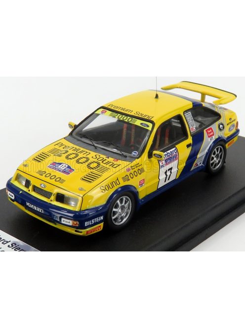 Trofeu - FORD ENGLAND SIERRA RS COSWORTH N 17 RALLY RAC LOMBARD 1988 M.LOVELL - T.HARRYMAN YELLOW