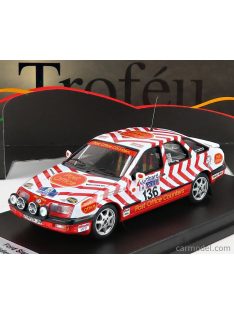   Trofeu - Ford England Sierra Xr4X4 (Night Version) N 136 Rally Rac Lombard 1987 K.Ridley - G.Bradford White Red