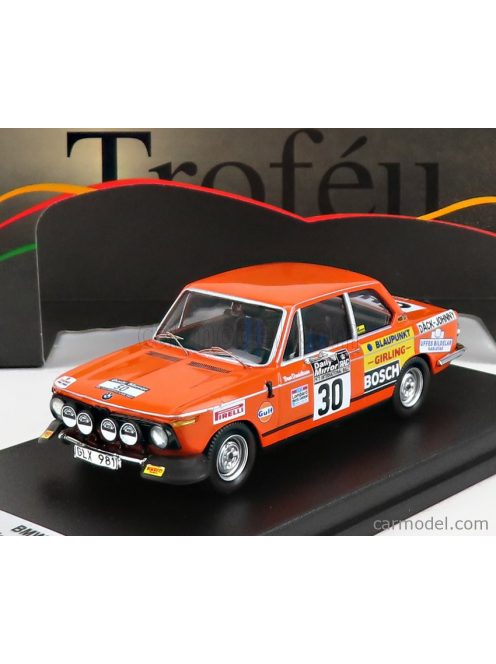 Trofeu - Bmw 2002Ti (Night Version) N 30 Rally Rac Lombard 1973 B.Danielsson - U.Sundberg Orange