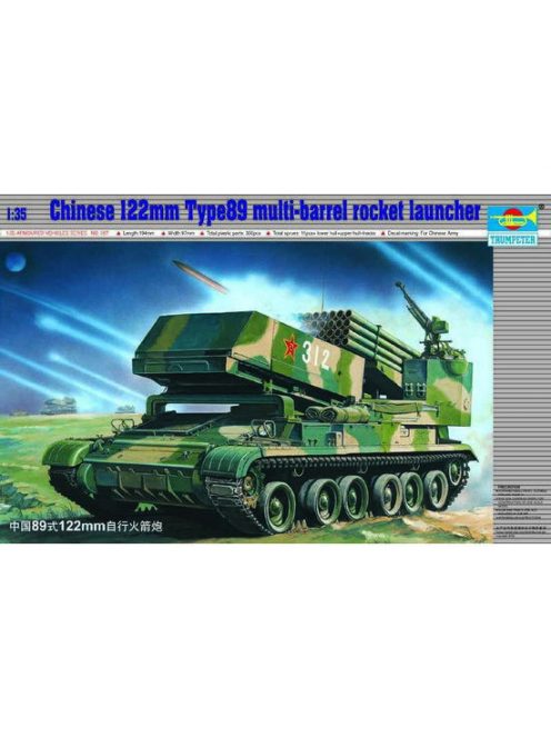 Trumpeter - Chinesischer Raketenwerfer 122Mm Typ 89 Multi-Barrel Rocket Launcher