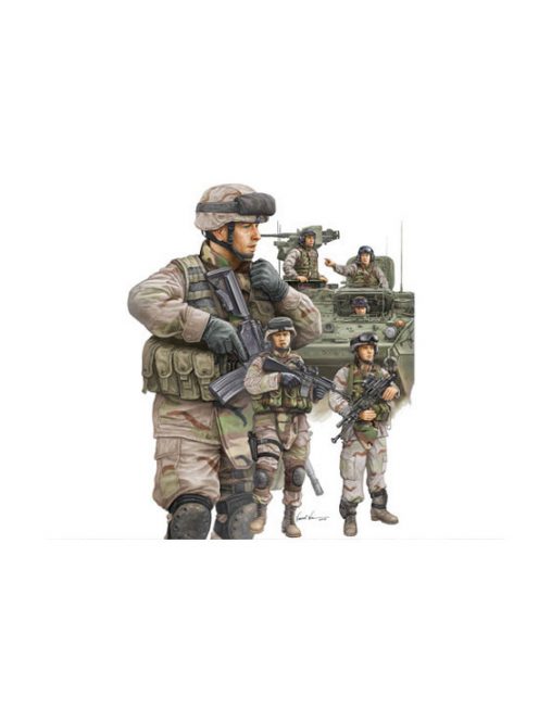 Trumpeter - Modern U.S. Army Armor Crewman & Infantry