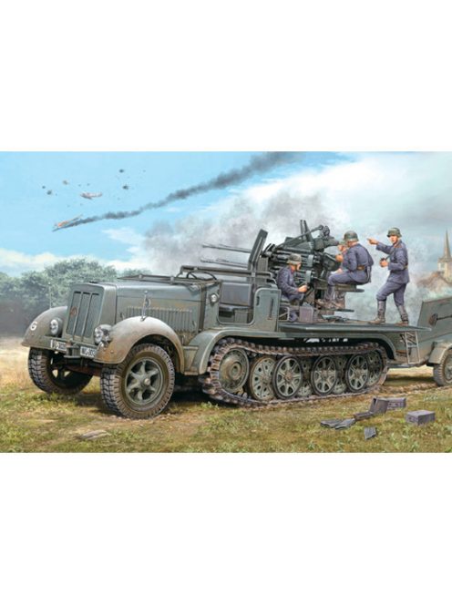 Trumpeter - Trumpeter - 2 cm Flakvierling 38 Selbstfahrlafette (Sd.Kfz.7/1 early