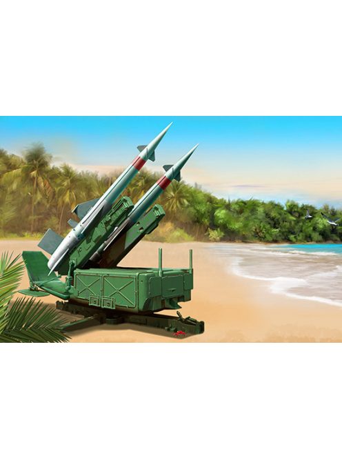 Trumpeter - Soviet 5P71 Launcher with 5V27 Missile Pechora (SA-3B Goa) Rounds Loaded