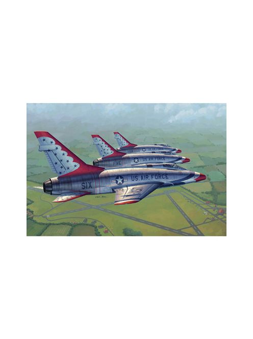 Trumpeter - F-100D In Thunderbirds Livery