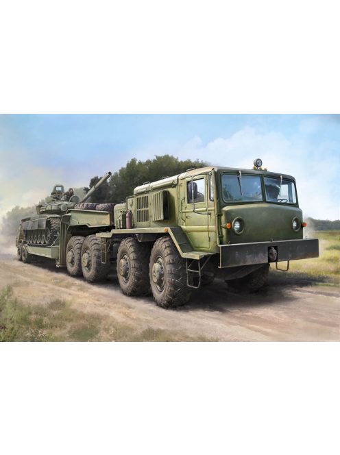 Trumpeter - MAZ-537G Late Production type with MAZ/ChMZAP-5247G semitrailer