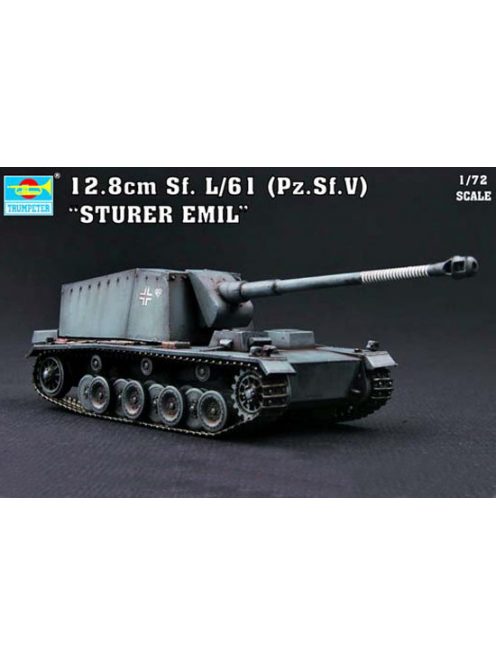 Trumpeter - Sturer Emil 12,8 Cm Sf. L/61 Pz.Sf.V