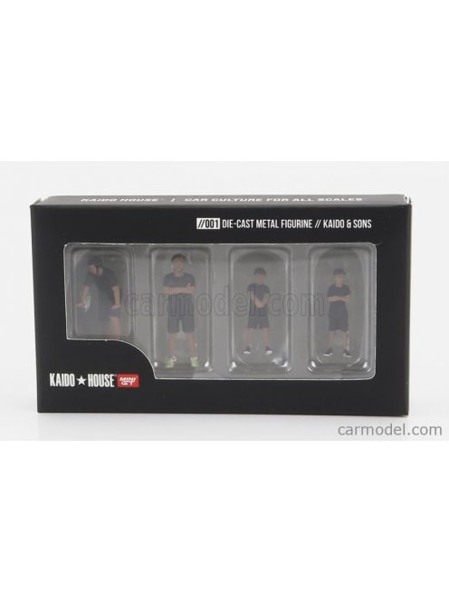 Truescale - Figures Set 4X Kaido And Sons Black