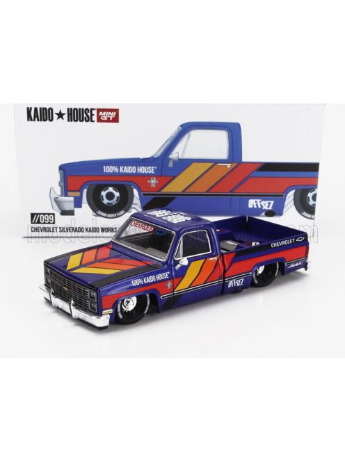 TrueScale - CHEVROLET SILVERADO PICK-UP KAIDO HOUSE WORKS V2 1980 BLUE