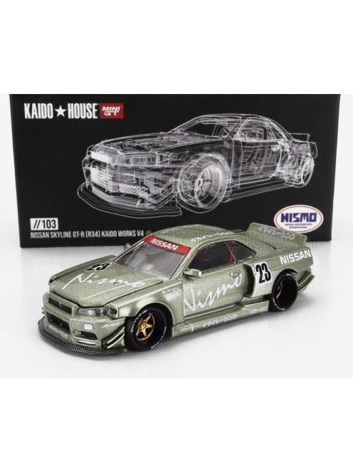 TrueScale - NISSAN SKYLINE GT-R (R34) N 23 KAIDO WORKS V4 2007 GREEN