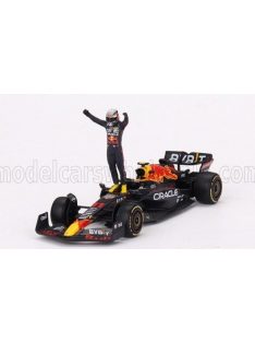   TrueScale - RED BULL F1  RB18 TEAM ORACLE RED BULL RACING N 11 WINNER MONACO GP 2022 SERGIO PEREZ MATT BLUE YELLOW RED