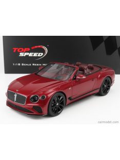   Truescale - Bentley Continental Gt Cabriolet Mulliner Number 1 Edition 2019 Red