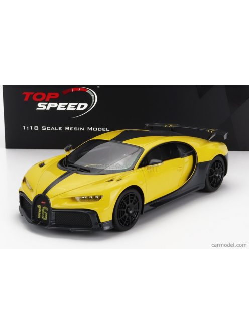 Truescale - Bugatti Chiron Pur Sport N 16 2018 Yellow Black