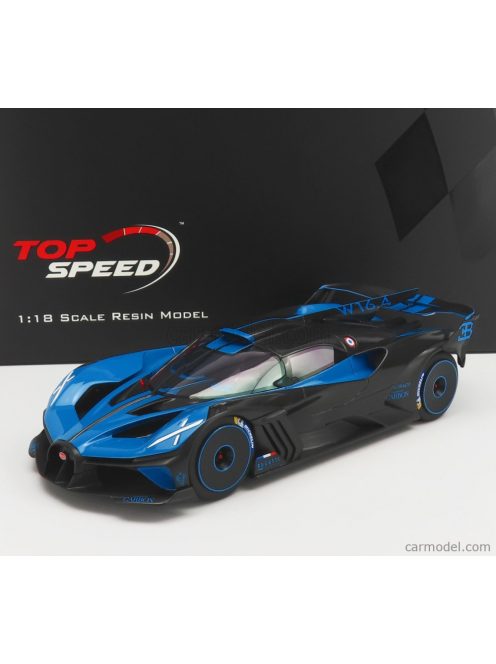 Truescale - Bugatti Bolide W16 8.0 Four-Turbo 1850Hp 500Km/H 2020 Blue Black