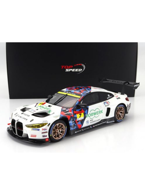 TrueScale - BMW 4-SERIES M4 GT3 TEAM STUDIE BMW N 7 SUPER GT300 SERIES 2023 S.ARA - B.SPENGLER - M.YANAGIDA WHITE BLACK