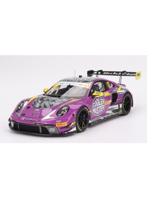 TrueScale - PORSCHE 911 992 GT3 R TEAM HUBAUTO RACING N 27 FIA GT WORLD CUP MACAU GRAND PRIX 2023 KEVIN ESTRE PURPLE